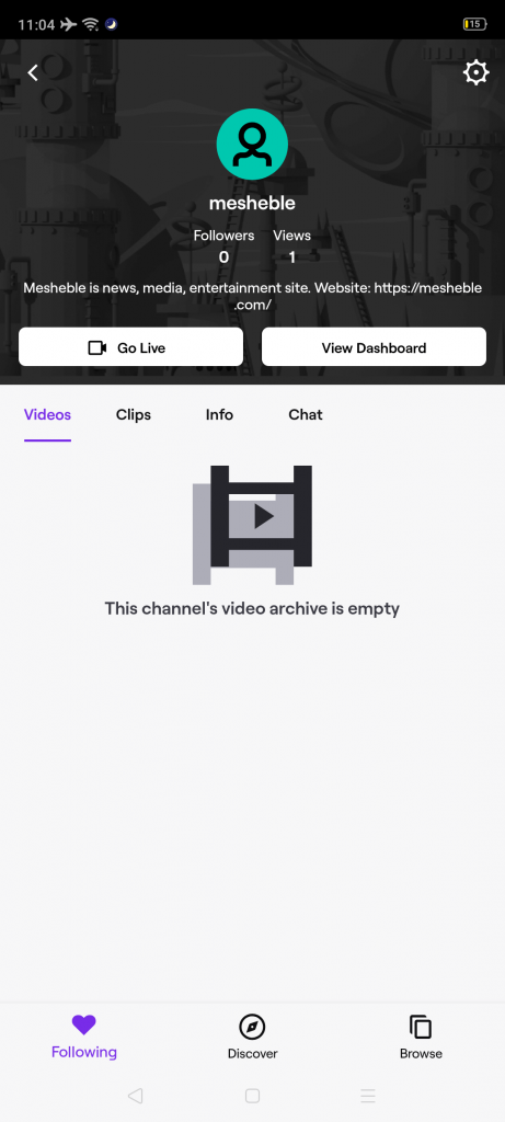 Go to chat twitch hosting app