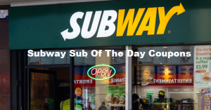 Subway sub of the day coupons