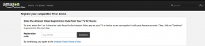 Amazon Com Mytv Enter Code For TV Registration May 2024   Enter Amazon Mytv Code For Registration 300x68 