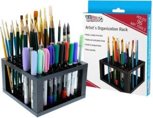 Art Supply 96 Hole Plastic Pencil & Brush Holder