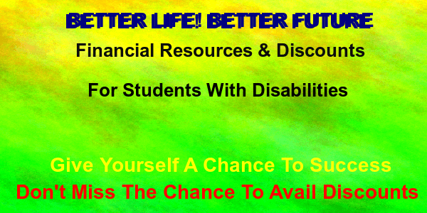 Financial resources for disabled students