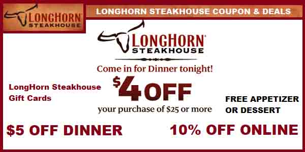 20 Off LongHorn Steakhouse Coupon Codes Jan 2023 