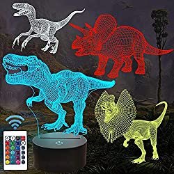 Dinosaur 3D Night Light for Kids