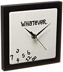 Enesco Whatever Scrambled Wall Hanging Clock