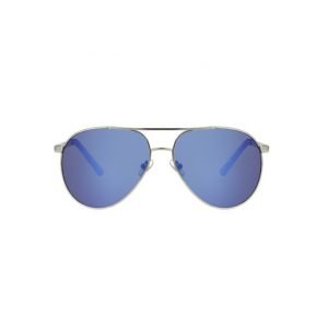 Foster Grant Mens Aviator Silver Sunglass