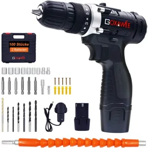 GOXAWEE 12V Cordless Drill